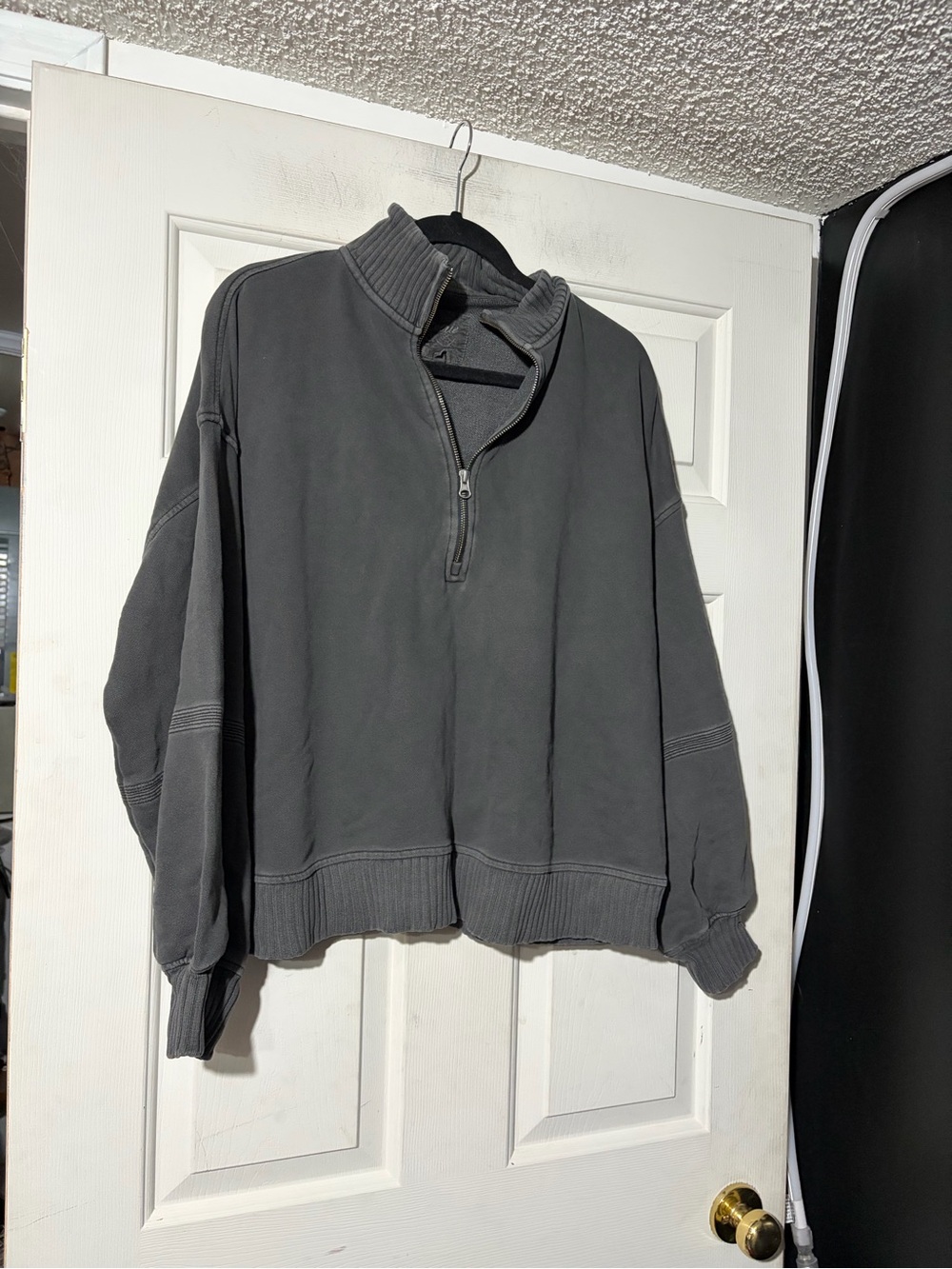 Aerie Sun's Out Quarter Zip Sweatshirt - Picture 2 of 6